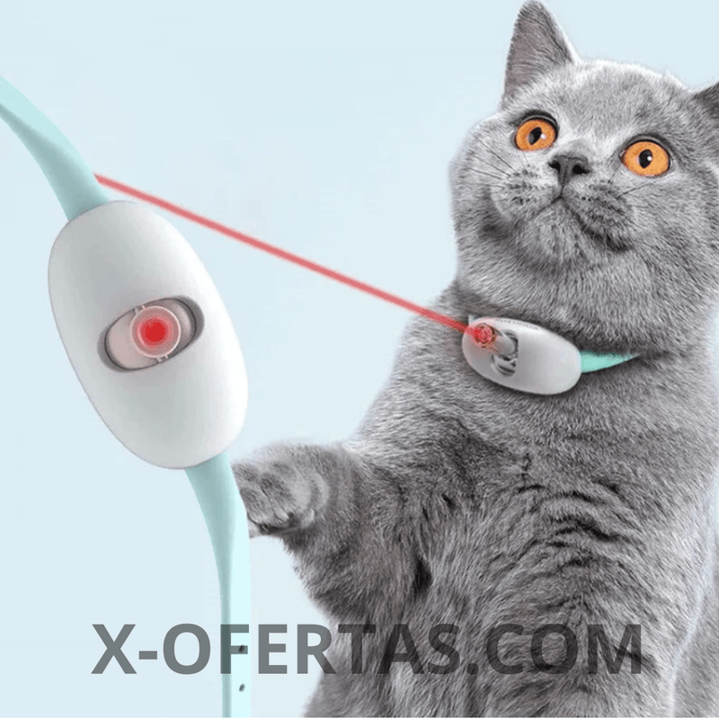 Coleira Inteligente com Laser para Gatos - X-OFERTAS.com