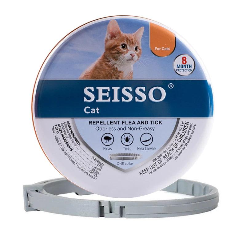 COLEIRA ANTIPULGAS PARA CACHORROS E GATOS - 8 MESES DE PROTEÇÃO - X-OFERTAS.com